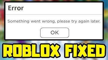 FIX Roblox Something Went Wrong. Please Try Again Later Error | Android & IOS