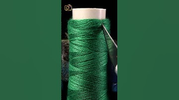 Thread and ART knife ASMR Close Up #shorts  #satisfying #closeup #macro #asmr