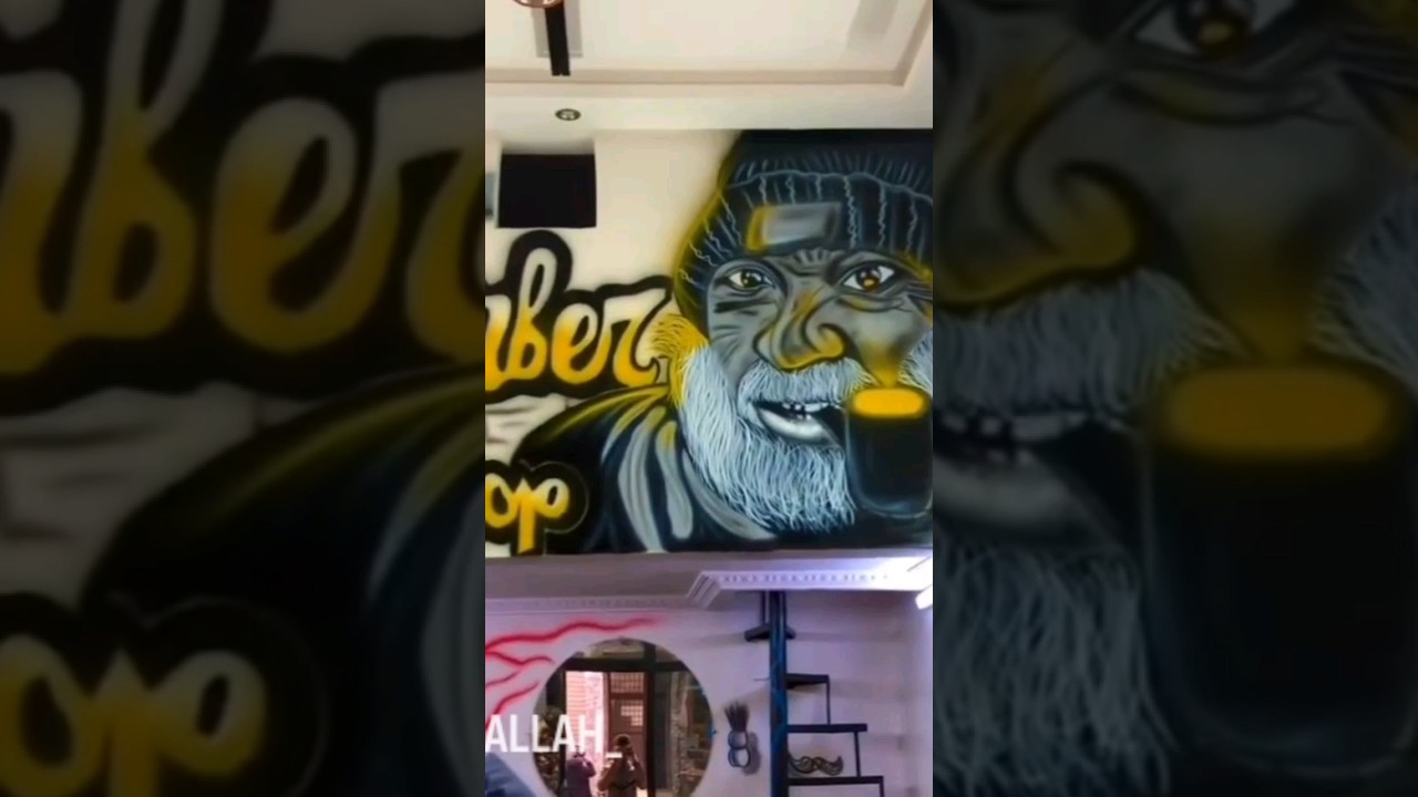 graffiti barber chop 💈 graffiti art