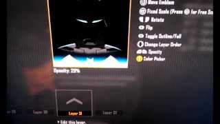 Black ops 2 Batman/Iron man emblem tutorial