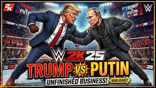 WWE 2K25 4K Live Stream P50 | Trump  v/s  Putin | Fictional Matches | #wrestling #shorts #livestream