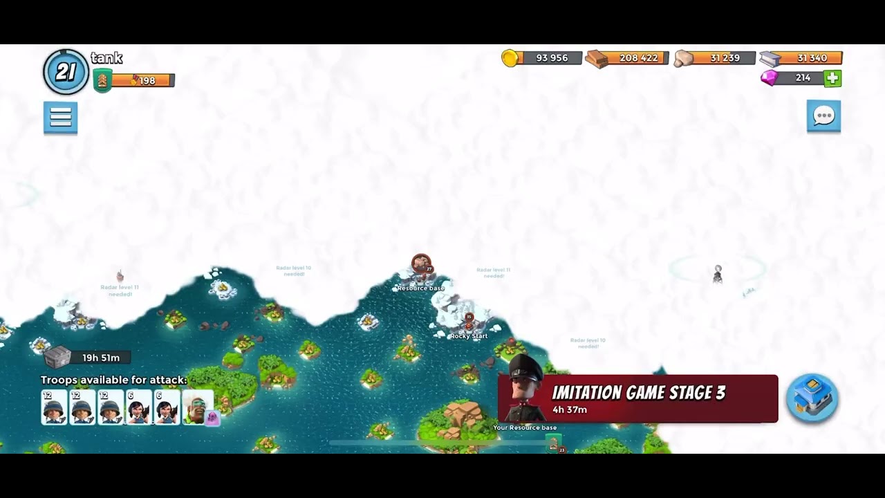 Getting 200 medals in boom beach