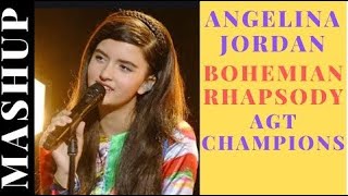 Angelina Jordan - Bohemian Rhapsody (AGT The Champions) Best Reactions Mashup