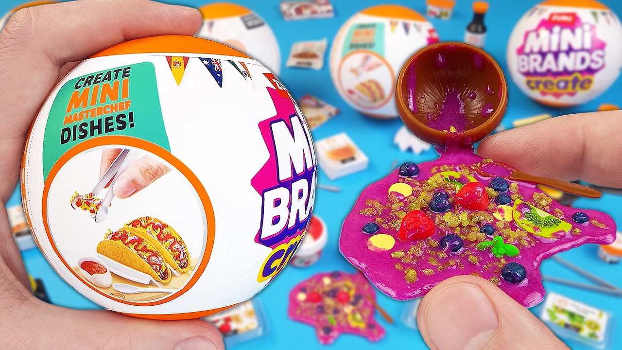 Mini Brands Create MasterChef Series 2 Around The World (International Dishes)