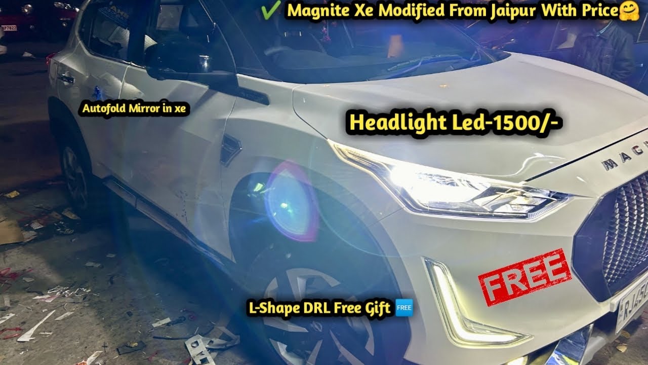 2024 Nissan Magnite Xe Modified From Jaipur With Price Magnite Modified ...