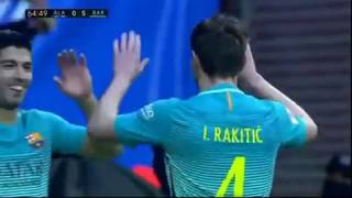 Ivan Rakitic Goal - Alavés Vs Barcelona 0-5 - La Liga - 11022017 Hd