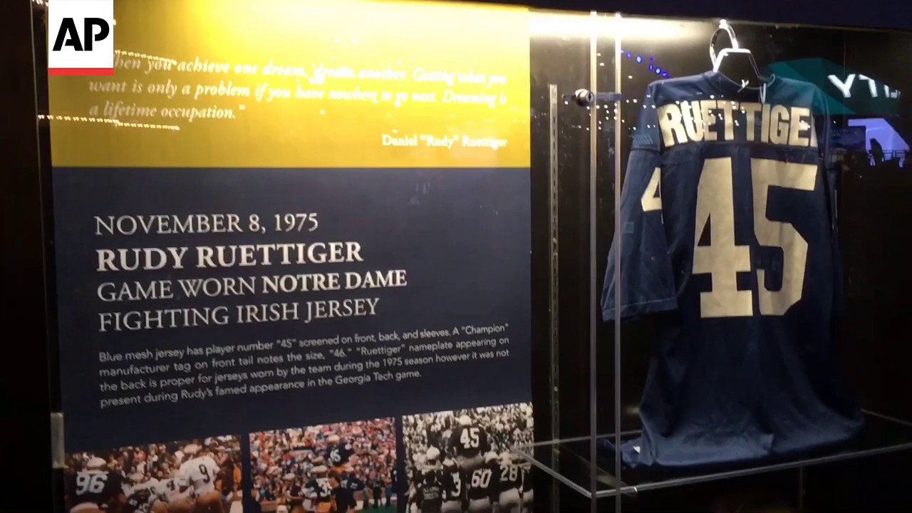 rudy notre dame jersey