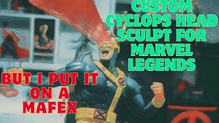 Marvel Legends Custom Cyclops Head Sculpt REVIEW! By RXT Project