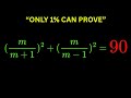 USA Olympiad Math Challenge | Only 1% Can Prove This Equation
