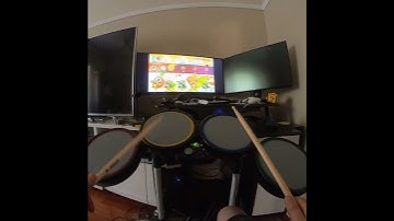 Taiko No Tatsujin on PC with Xbox 360 Drum Kit from Rock Band
