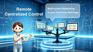 Remote Centralized Control: Multi-screen Networking & Third-party Web Access for Haiwell Devices