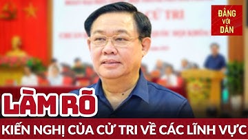 Chủ tịch Quốc hội Vương Đình Huệ tiếp xúc cử tri Thành phố Hải Phòng | Tin tức CHÍNH TRỊ