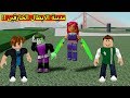 سولوم و كنشنش فى مدينة الابطال لعبة Roblox 