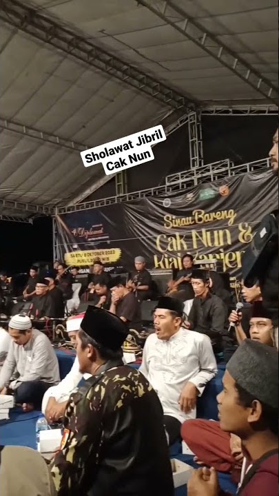 Sholawat Jibril Cak Nun... Menggetarkan hati semua orang‼️#caknun #caknunmotivasi #maiyah