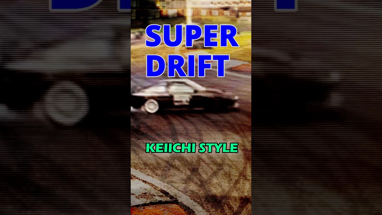 土屋圭一 スーパードリフトテクニックっていうビデオの真似だよ💖 #ae86 #ドリフト #vhs #ハチロク #土屋圭一