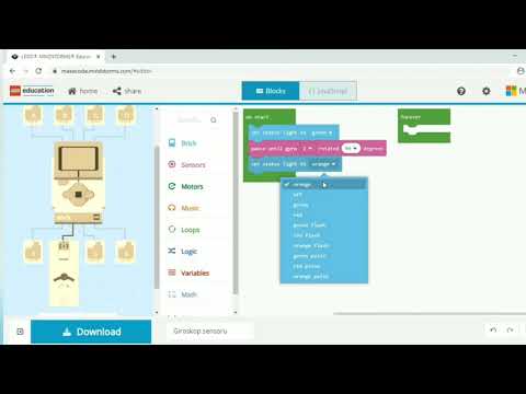 Onlayn Dərslər | MakeCode platforması - LEGO Education MINDSTORMS EV3 | Dərs 17