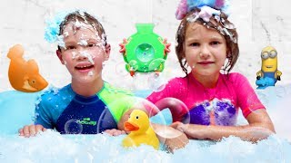 Bath Song Katy And Max Pretend Play Nursery Rhymes Songs For Kids