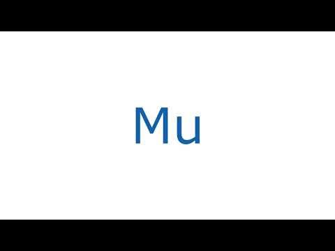 How To Pronounce Mu With Greek Accent - YouTube