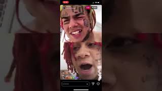 6ix9ine and Trippie Redd Instagram LIVE argument