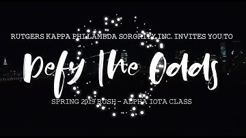 Rutgers Kappa Phi Lambda | Rush Spring 2019 | Alpha Iota Rush
