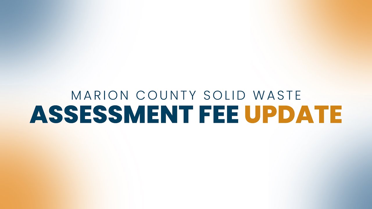 Solid Waste Assessment Fee Update