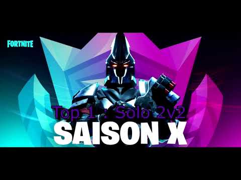 Fortnite : Top 1 Solo 2v2