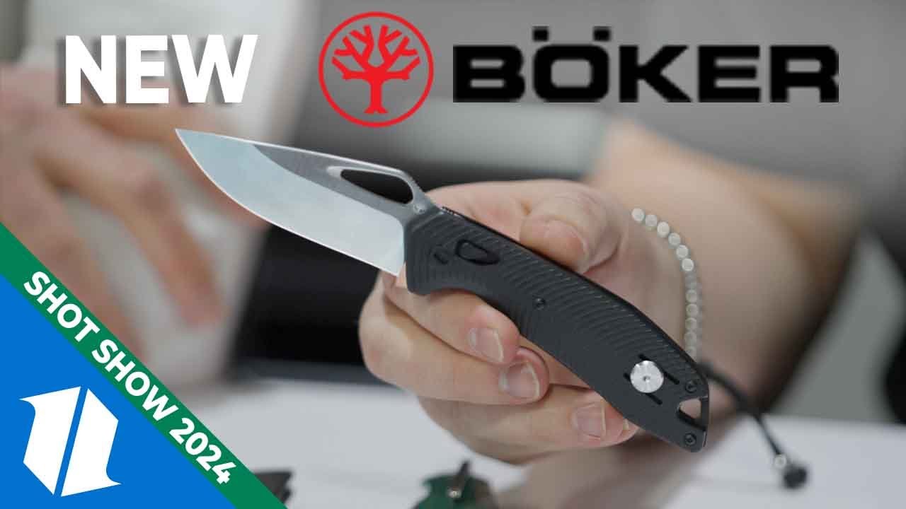 Boker Tree Brand Anso Aurora Framelock Knife Titanium 154CM