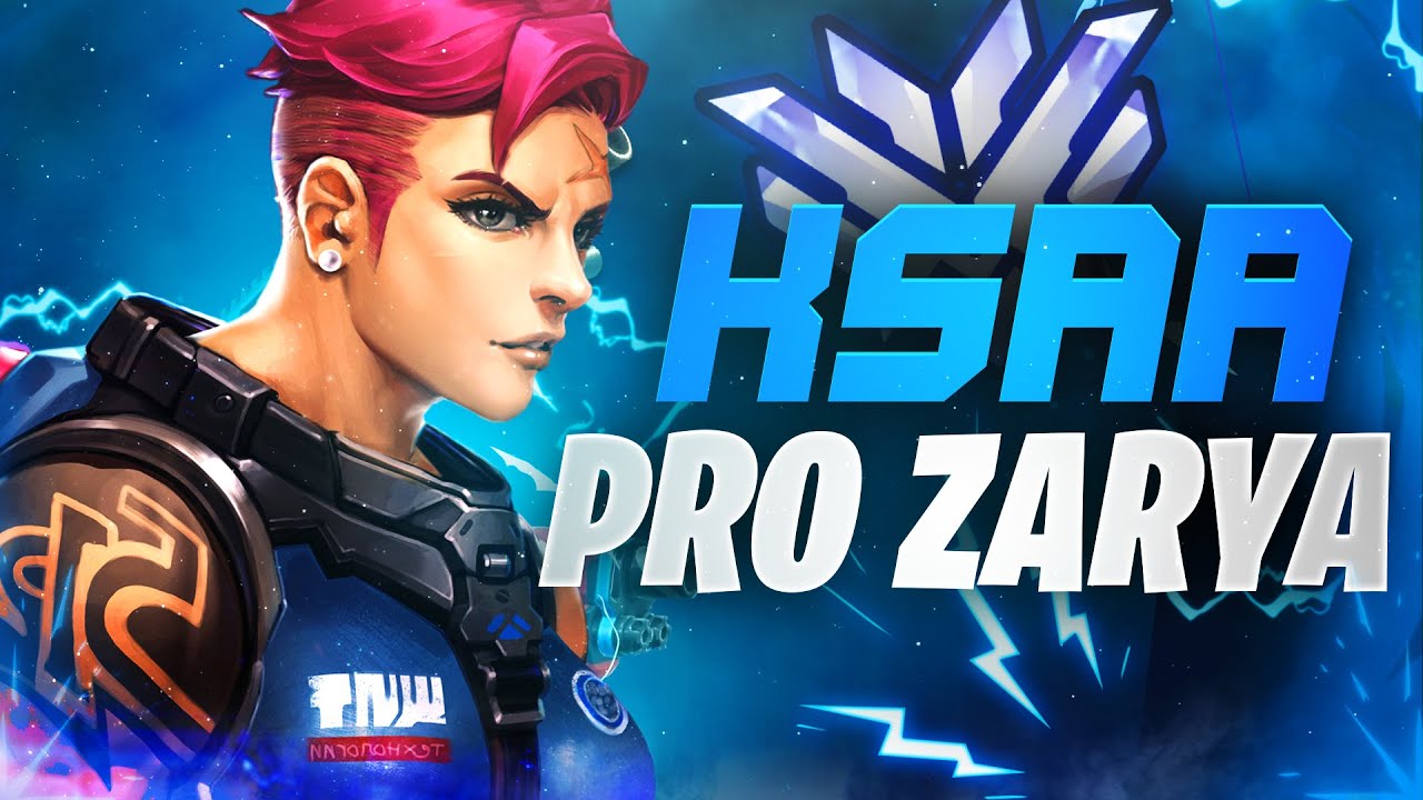 Ksaa Top 4 Zarya God - Overwatch Season 27 Top 500