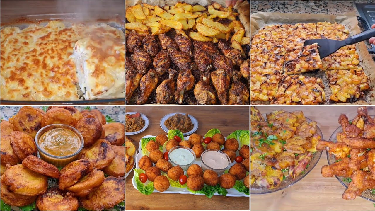 4 وصفات بالبطاطس لعشاق البطاطس وحدة تنسيك فالأخرى صحية ولذيذة بدون قلي بدون لحوم ولا دواجن