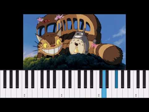 ねこバス Catbus  (Piano Duets in A ☆☆☆☆) - 久石 譲