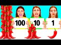 تحدي 100 طبقة من الطعام | حرب المطبخ المضحكة TeenTeam Challenge