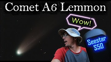 Imaging Comet A6 Lemmon and R2 Swan With The Seestar S50 Smart Telescope!!! My Mind Was Blown!!!