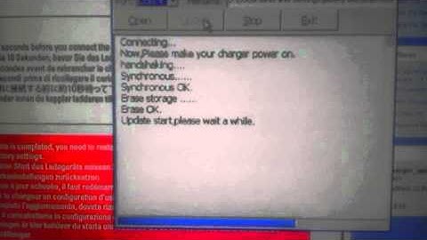 Team Orion advantage touch update being installed