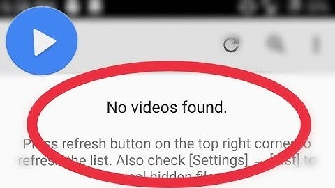 How To Fix Mx Player No Video Found Problem solve in Android