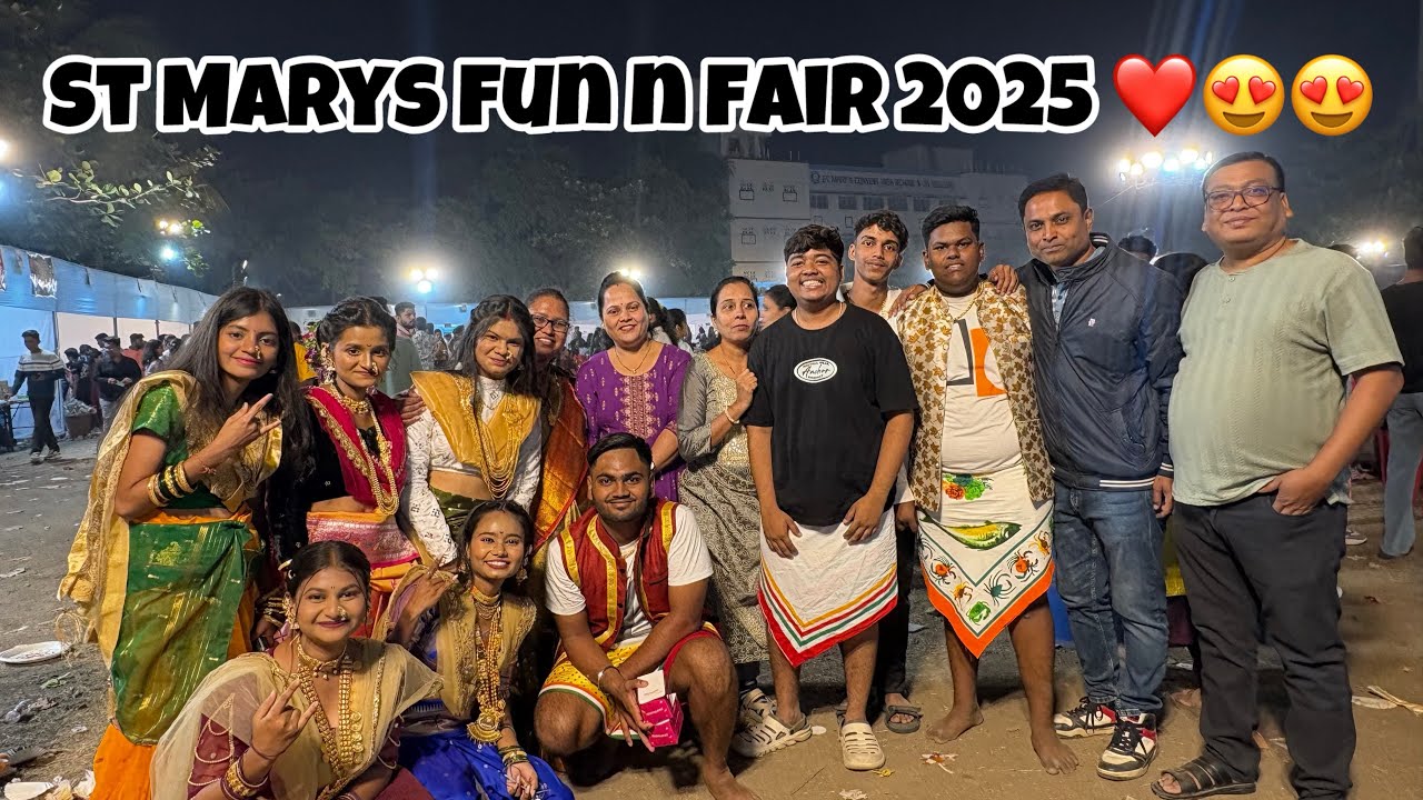 St Marys cha FUN FAIR ❤️😍 2025 || daksh katkar vlogs || 