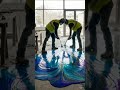 Living Room Transformed: Magic Color-Changing Epoxy Floor!” #epoxy #epoxyfloors