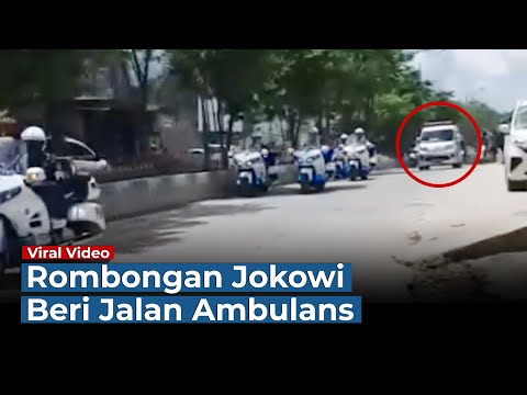 Detik-detik Rombongan Presiden