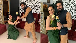 Kamya Punjabi went down on knees to propose husband Shalabh Dang before he leaves for Delhi