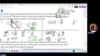 2.7 related rates day 2 notes