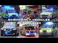 Best of 2023 compilation  emergency vehicles responding  police fire ambulance 35 minutes