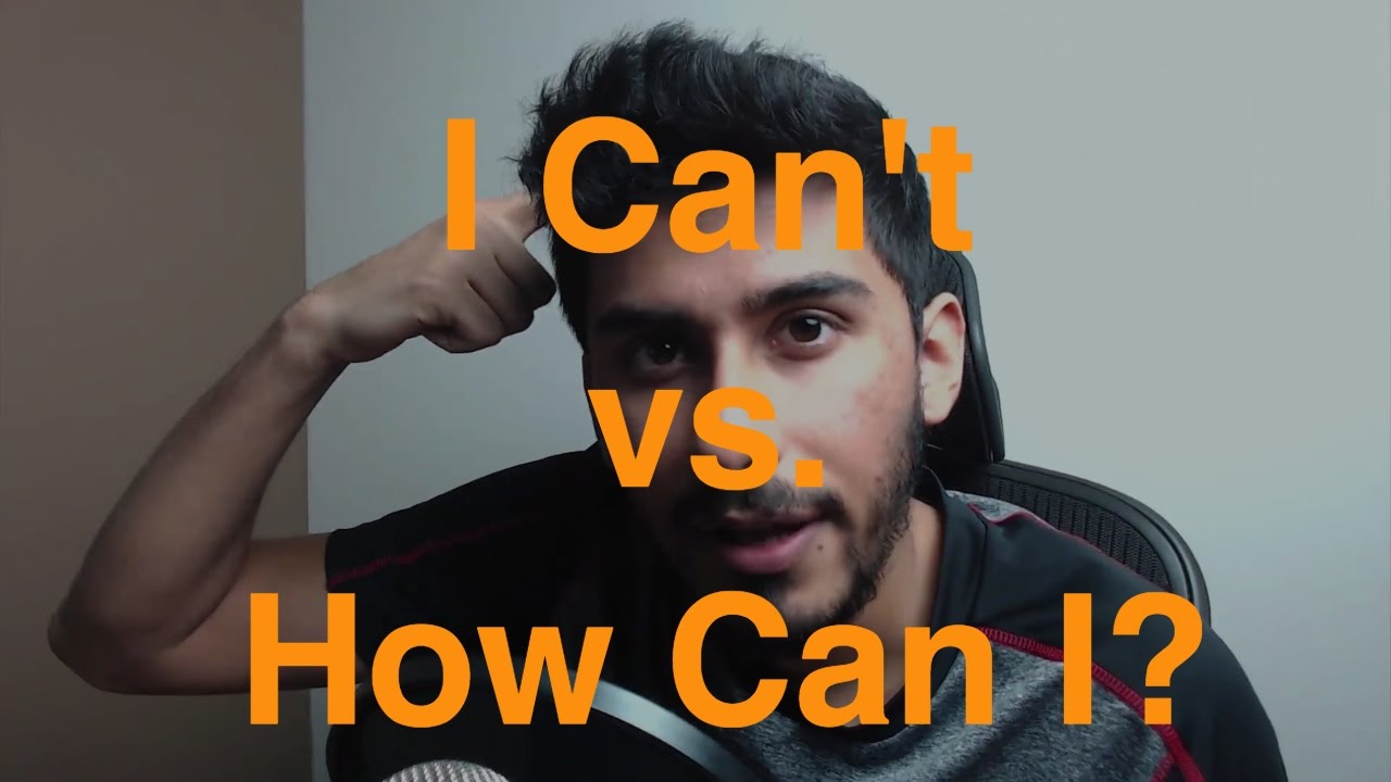 I Can't vs. How Can I? - The Most Powerful Mental Paradigm Shift computer keyboard