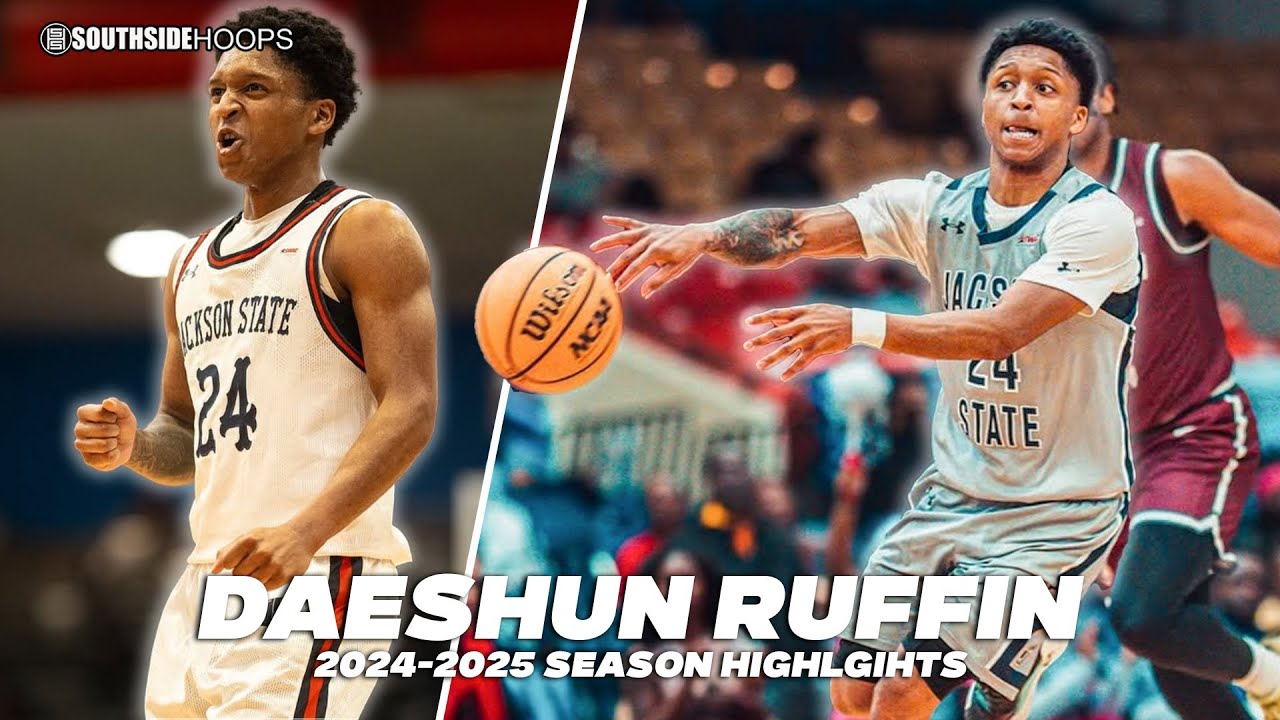 Preseason SWAC Player of the Year Daeshun Ruffin 2024-2025 Full Season Highlights