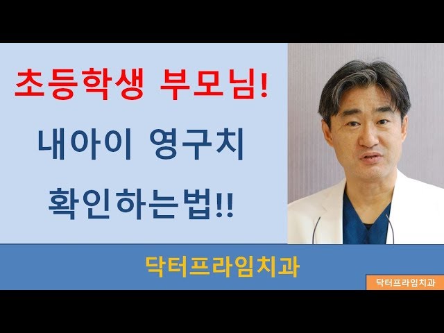 [치아교정] 엑스레이를 통한 영구치결손검사. 꼭 해보세요!!