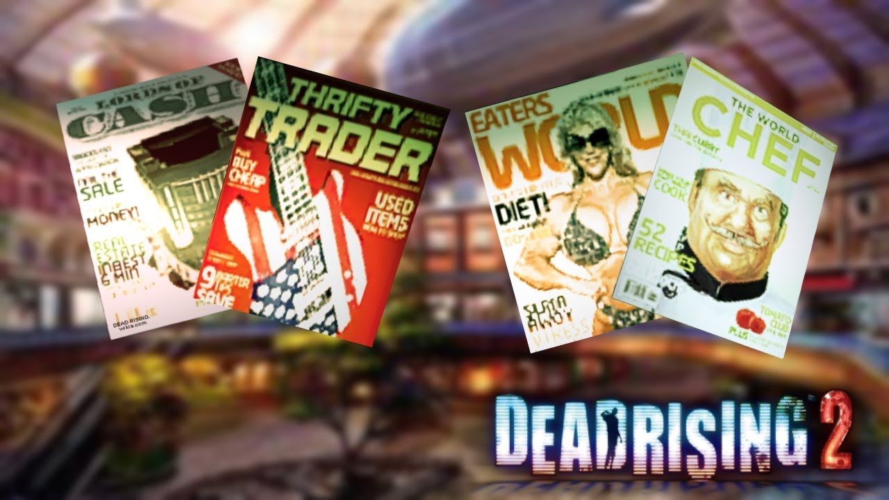 Dead Rising 2 - Bargaining & Health Magazine Locations - YouTube