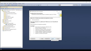 Replicacion en SQL Server 2014
