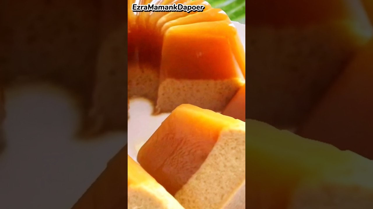 Puding santan lembut creamy, bahan seadanya.
