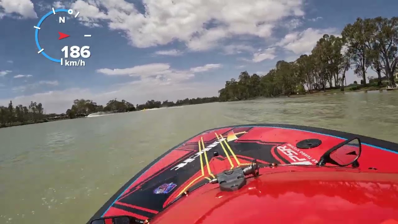 Onboard the Ford Turbo Water taxi vs 2x Blown Chevy V8s. Bit of spray put fire out! #reels #shorts 
