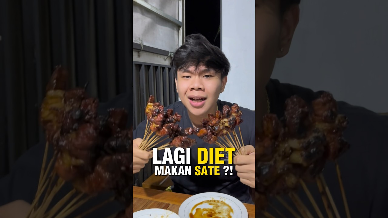 Lagi diet mau makan sate ?