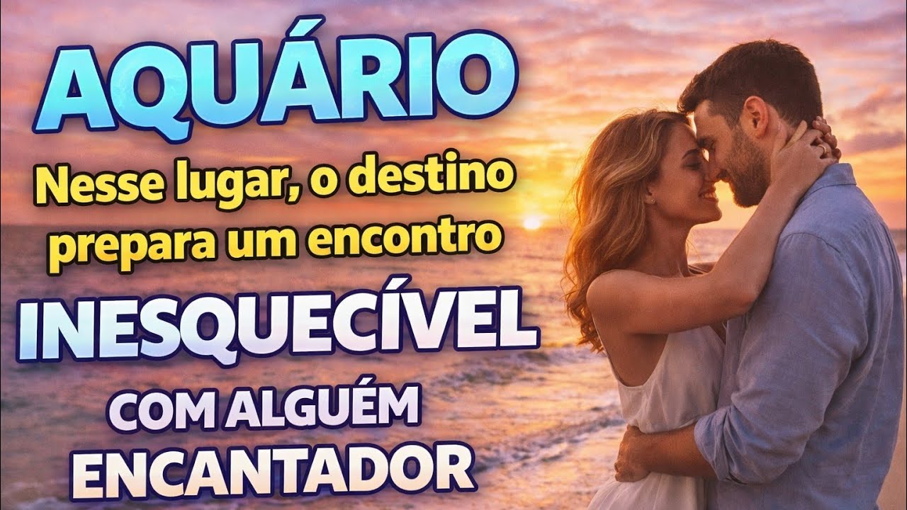 ❤️AQUÁRIO❤️ VOCÊ VAI ESTAR EM UM LUGAR ONDE NASCE UM AMOR RARO E INTENSO.