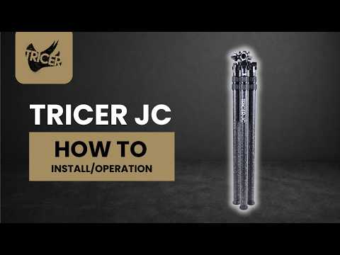 Tricer JC Glassing Tripod | HOW TO: Install & Maintenance
